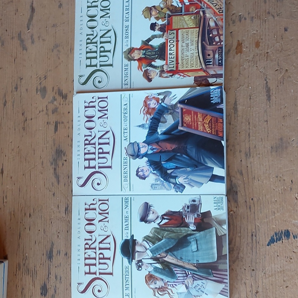3 books /Sherlock, Lupin et moi